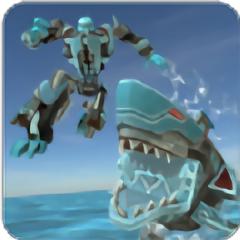 机器人鲨鱼变形金刚游戏(robot shark)
