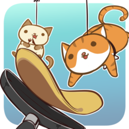 拽着气球的猫中文版