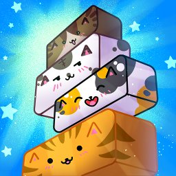 方块猫叠高高游戏